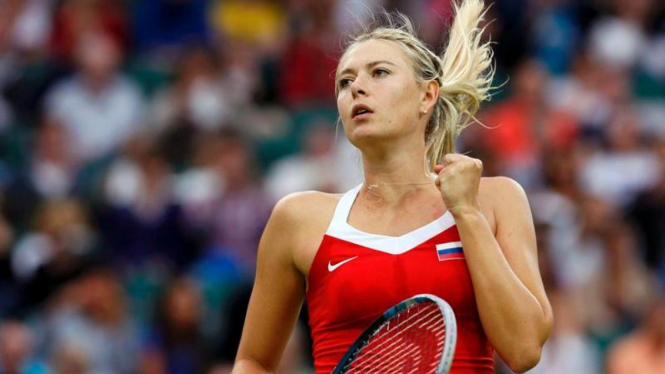 Petenis Rusia, Maria Sharapova, di Olimpiade 2012