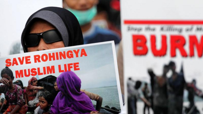 Aksi Solidaritas Untuk Muslim Rohingya