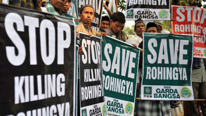 Solidaritas untuk Kelompok Etnis Rohingya, Myanmar.