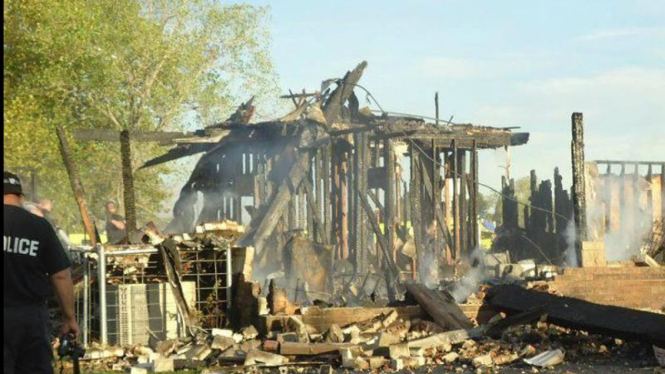 Kebakaran di Masjid Kota Joplin Missouri AS 6 Agustus 2012