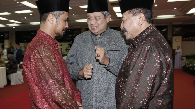 Ketua KPK Abraham Samad, Presiden SBY, Kapolri Jenderal Timur Pradopo