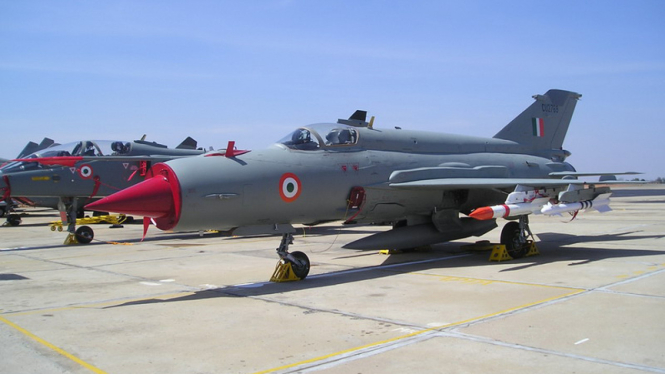 Pesawat MiG-21 milik Angkatan Udara India
