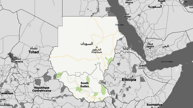Peta Sudan
