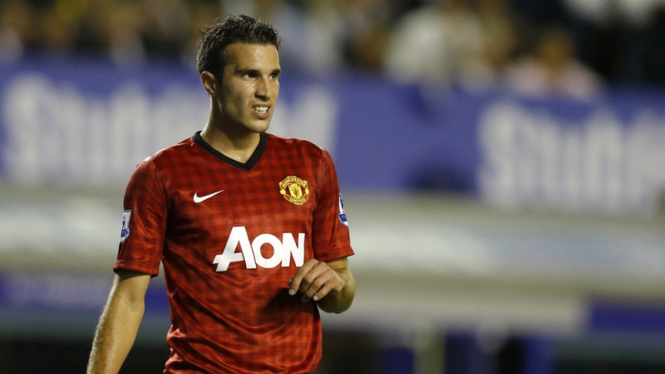 penampilan perdana persie bersama MU