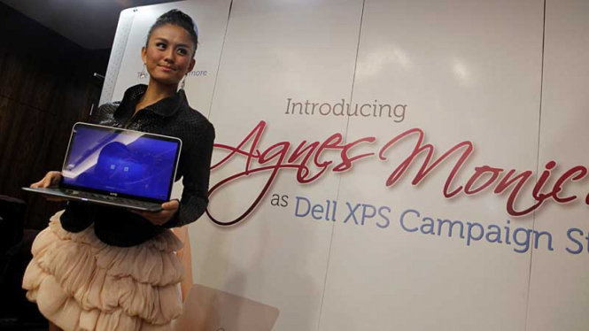 Dell Tunjuk Agnes Monica Sebagai Figur Kampanye XPS