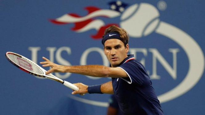 Roger Federer di US Open 2012