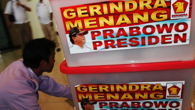 Partai Gerindra Daftar Sebagai Peserta Pemilu 2014