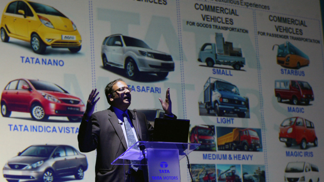 Presiden Direktur Tata Motors Indonesia Biswadev Sengupta