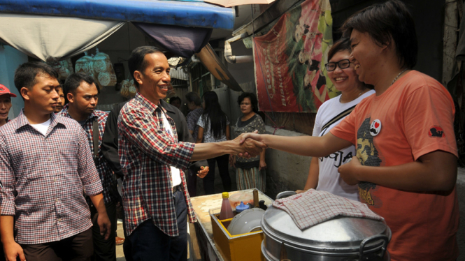 Jokowi Kampanye di Petak Sembilan