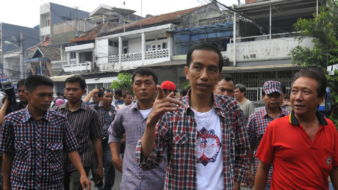 Jokowi Kampanye di Petak Sembilan