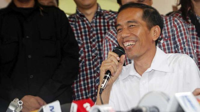 Usai Mencoblos, Mega dan Jokowi Gelar Jumpa Pers