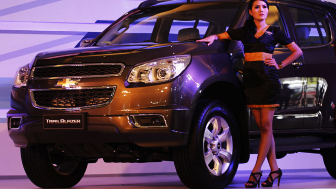Chevrolet TrailBlazer di Indonesia International Motor Show (IIMS) 2012