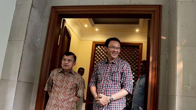 Ahok kunjungi kediaman Wakil Presiden Jusuf Kalla beberapa waktu lalu.
