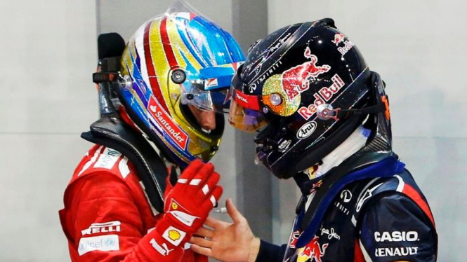 Fernando Alonso & Sebastian Vettel