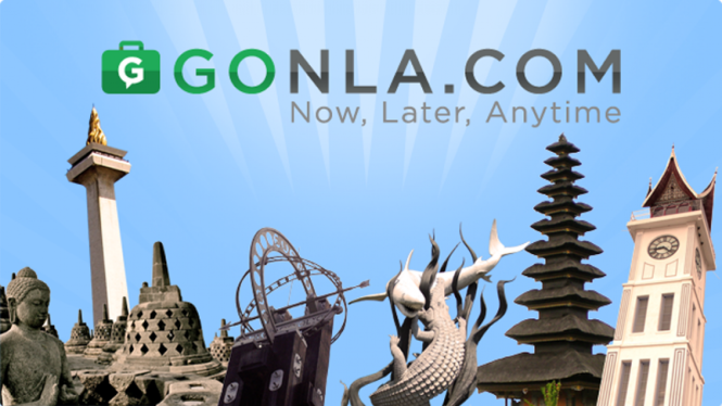 GONLA.com, platform travel online asli Indonesia