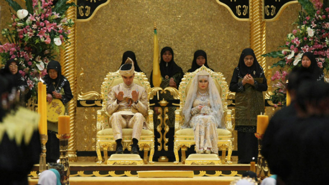 Pernikahan mewah Puteri Brunei Darussalam