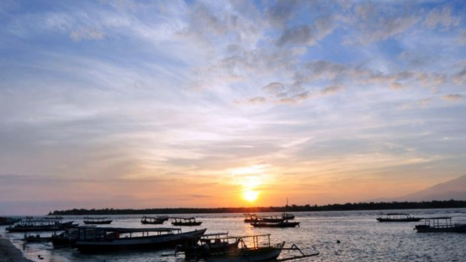 Pantai Gili Trawangan, Lombok.