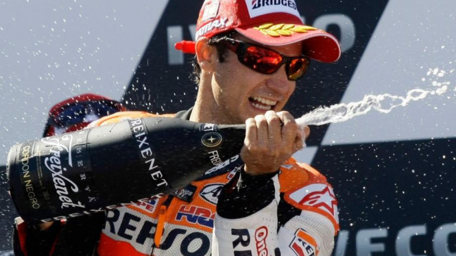 Dani Pedrosa menang di MotoGP Aragon
