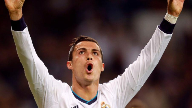Cristiano Ronaldo saat Madrid lawan Deportivo