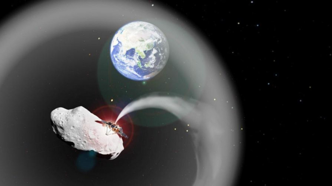 Awan debu asteroid untuk kurangi pemanasan global
