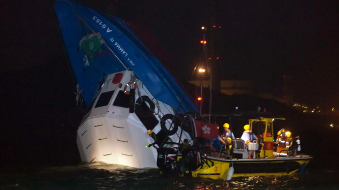 Kecelakaan kapal di Hong Kong