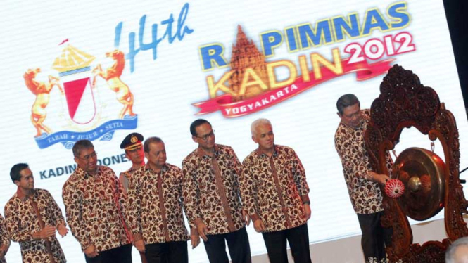 Pembukaan Rapimnas Kadin 2012