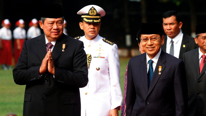 Presiden SBY dan Wakil Presiden Boediono