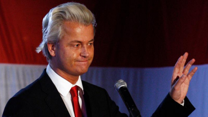 Politisi Belanda anti Islam, Geert Wilders.