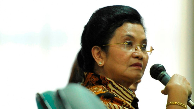 Mantan menteri kesehatan Siti Fadilah Supari.