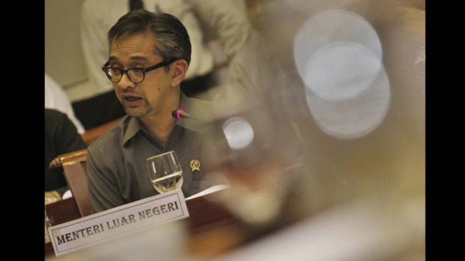 Menlu Marty Natalegawa Rapat Kerja Dengan Komisi I DPR RI