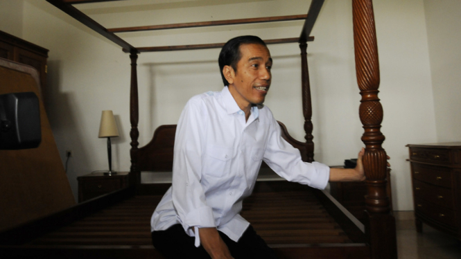 Jokowi Tinjau Rumah Dinas