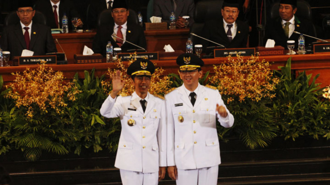 Pelantikan Gubernur DKI Jakarta Joko Widodo