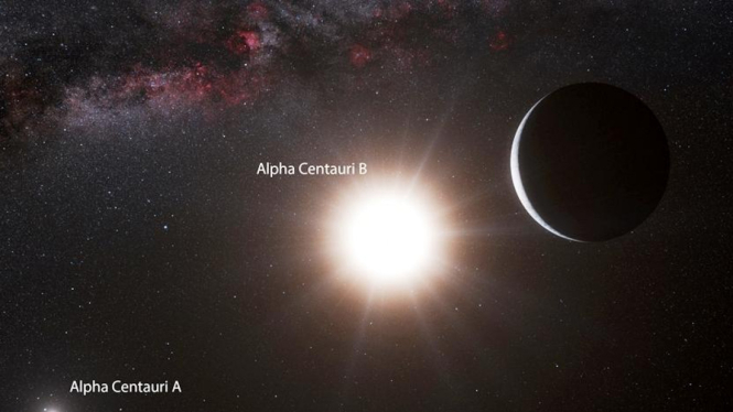 Gugusan bintang Alpha Centauri B