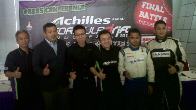 konfrensi pers Achilles Radial Formula Drift Asian Series 2012 