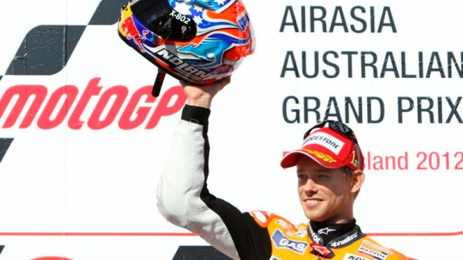 Casey Stoner menjuarai MotoGP Australia 2012 