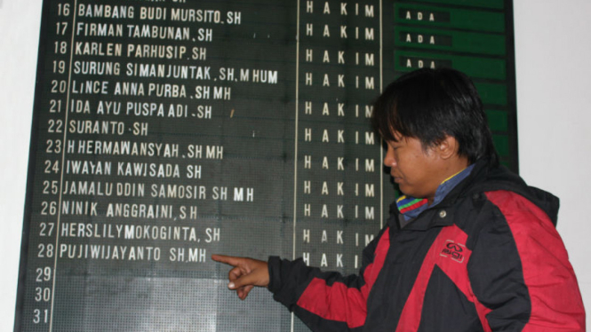 Nama Puji Wijayanto di PN Bekasi