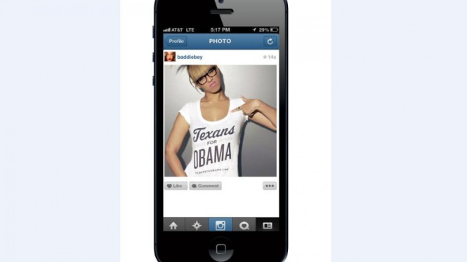 Beyonce dukung Obama di Instagram