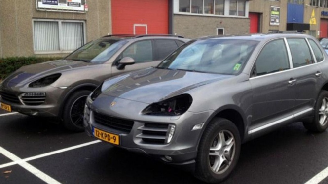 Pencurian Lampu depan Porsche marak di Belanda
