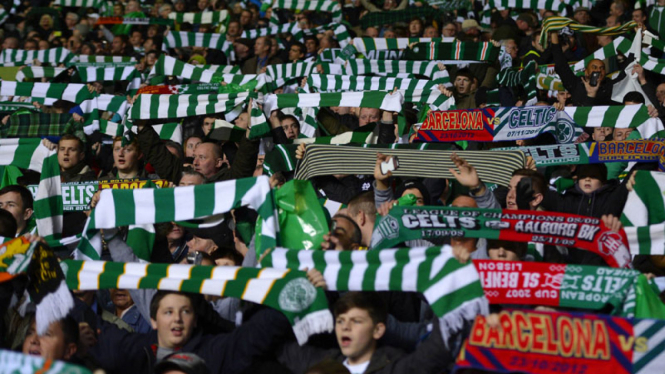 Fans Glasgow Celtic