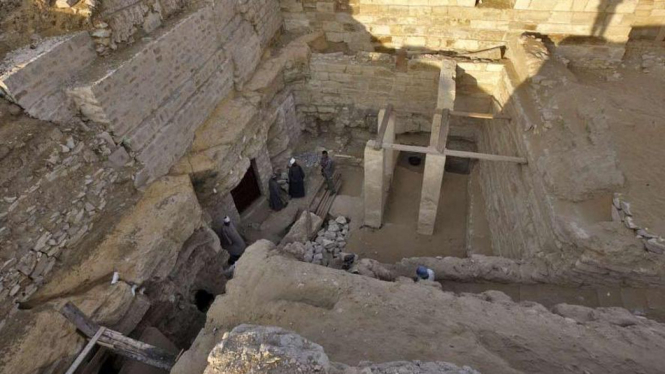 Lokasi ditemukannya makam putri Sheretnebty