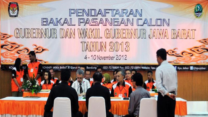 KPU Jawa Barat buka pendaftaran cagub-cawagub