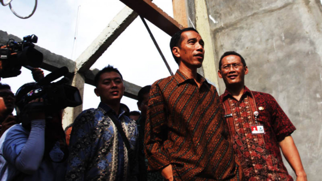 Jokowi Kunjungi SDN 03 Rawamangun Yang Roboh
