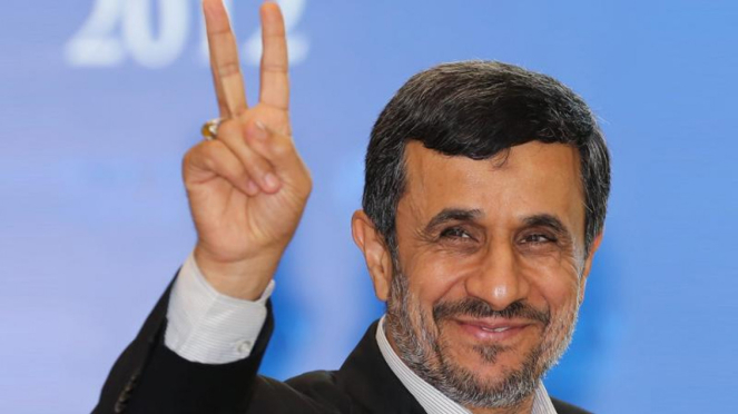 Mantan Presiden Iran Mahmoud Ahmadinejad.