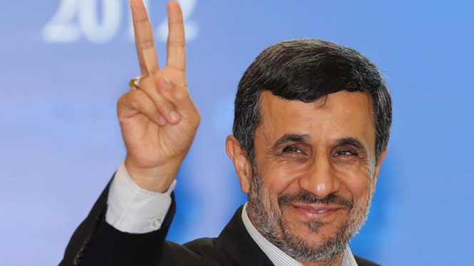 Mantan Presiden Iran Mahmoud Ahmadinejad.