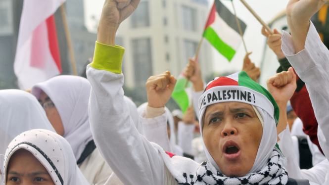 aksi dukungan untuk palestina