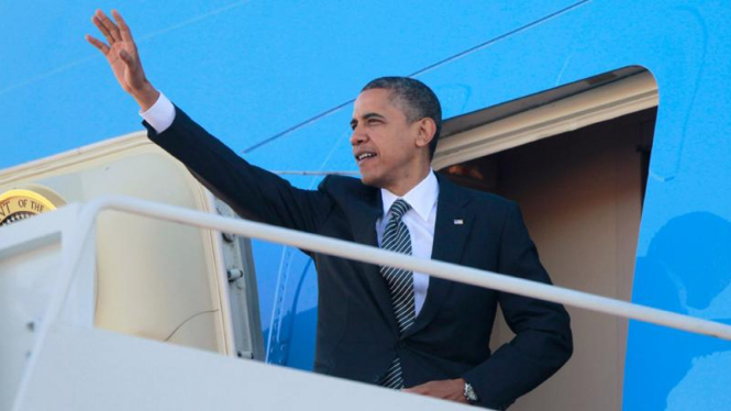 Obama memulai tur tiga negara, Thailand-Myanmar-Kamboja
