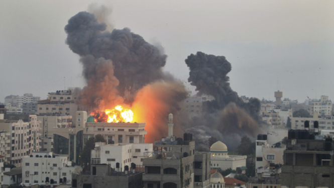 serangan udara israel ke Gaza november 2012