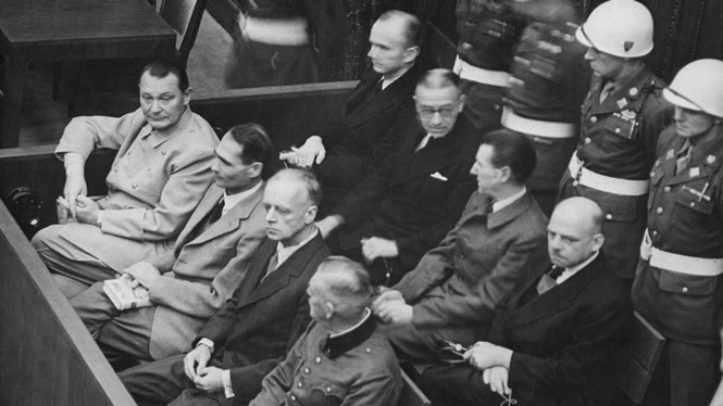 Pengadilan para mantan petinggi Nazi di Nuremberg
