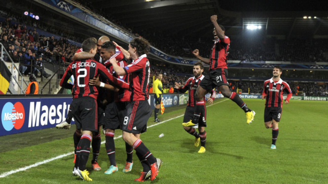 Anderlecht Vs AC Milan di Liga Champions