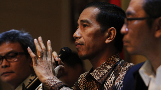 Jokowi Usai Bertemu Pimpinan KPK